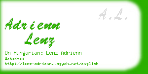 adrienn lenz business card